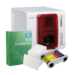 Evolis Zenius 1-Sided Card Printer GO PACK