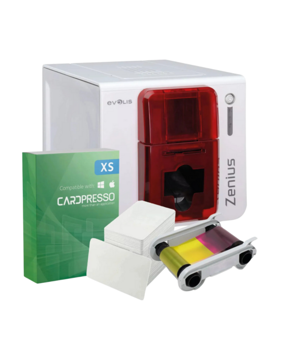 Evolis Zenius 1-Sided Card Printer GO PACK