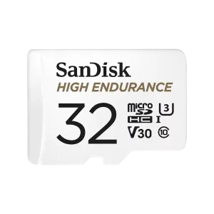 Sandisk High Endurance 32GB Class 3 MicroSDXC Card with Adapter