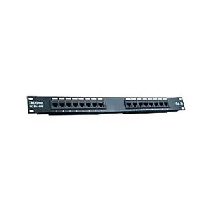 Trendnet 16-Port CAT5 Populated 1U Black Patch Panel