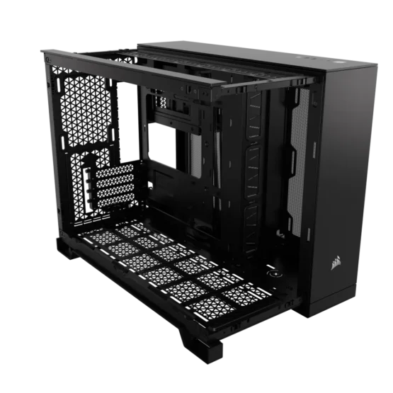 Corsair 2500D AIRFLOW – Dual-Chamber Micro-ATX High-Airflow Case - Image 3