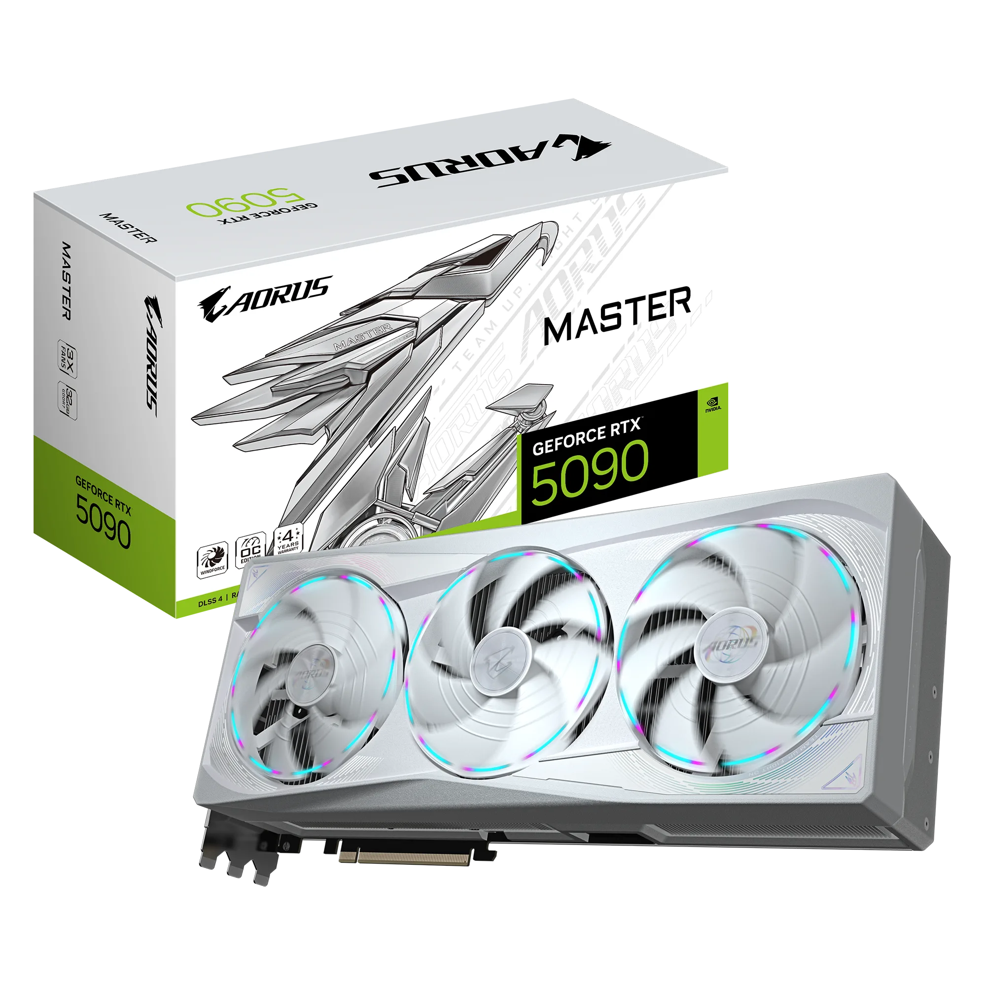 AORUS GeForce RTX™ 5090 MASTER ICE 32GB