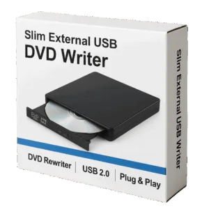 Slim External USB DVD Writer