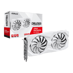 ASRock Radeon RX 6600 Challenger D 8GB GDDR6 White Edition
