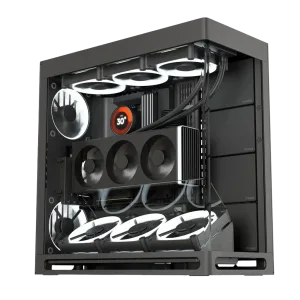 Aerocool HAVN HS 420 Base Edition Black EATX case - Adjustable GPU Bracket