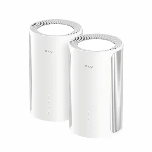 Cudy BE11000 Wi-Fi7 Tri-band Mesh Wi-Fi System (2 Pack)-White