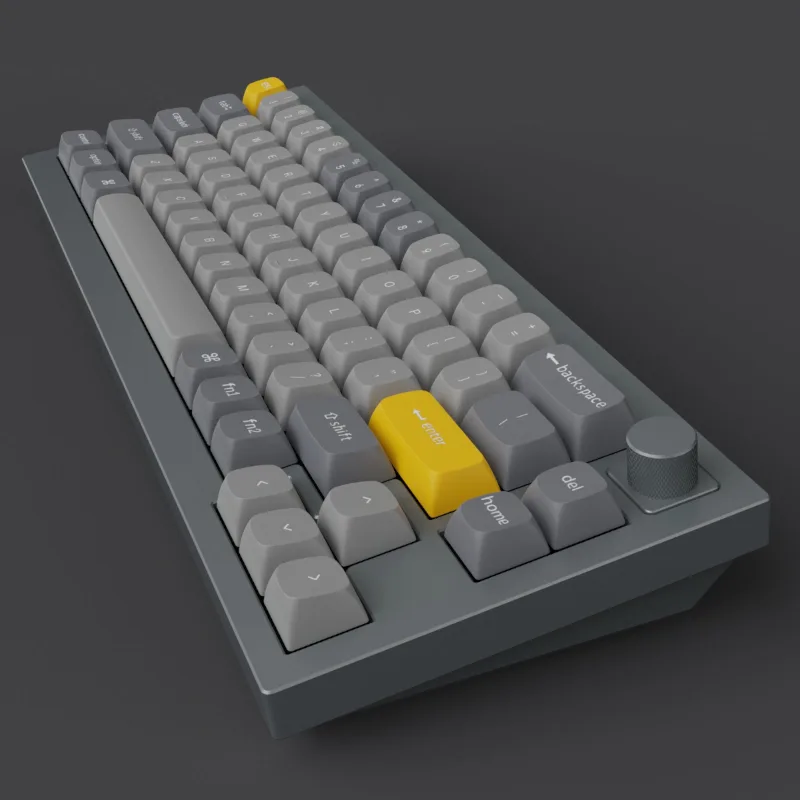 Keychron Q2 65% Red G Pro Switches Aluminium RGB Wired Keyboard - Grey - Image 5