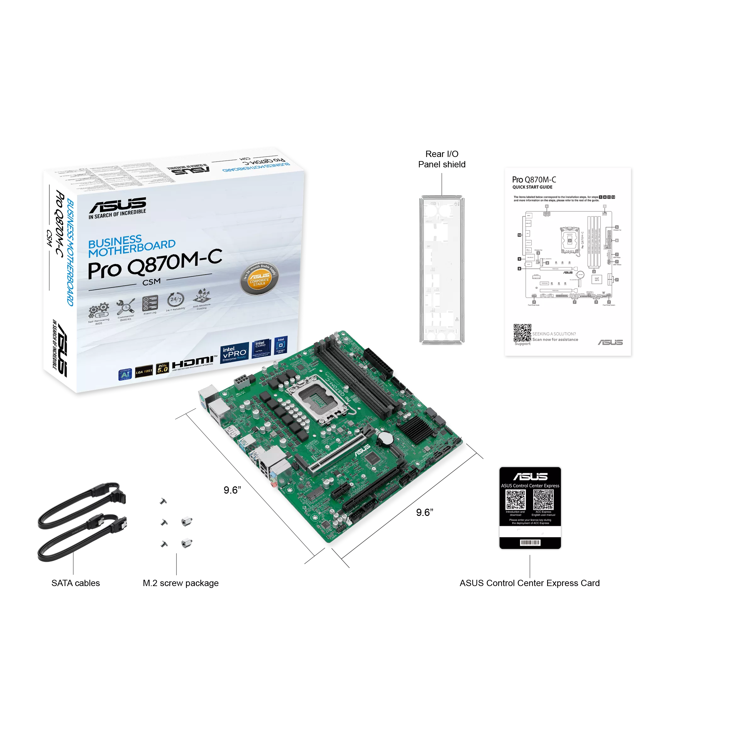 ASUS PRO Q870M-C-CSM | LGA 1851 | DDR5 - Image 6