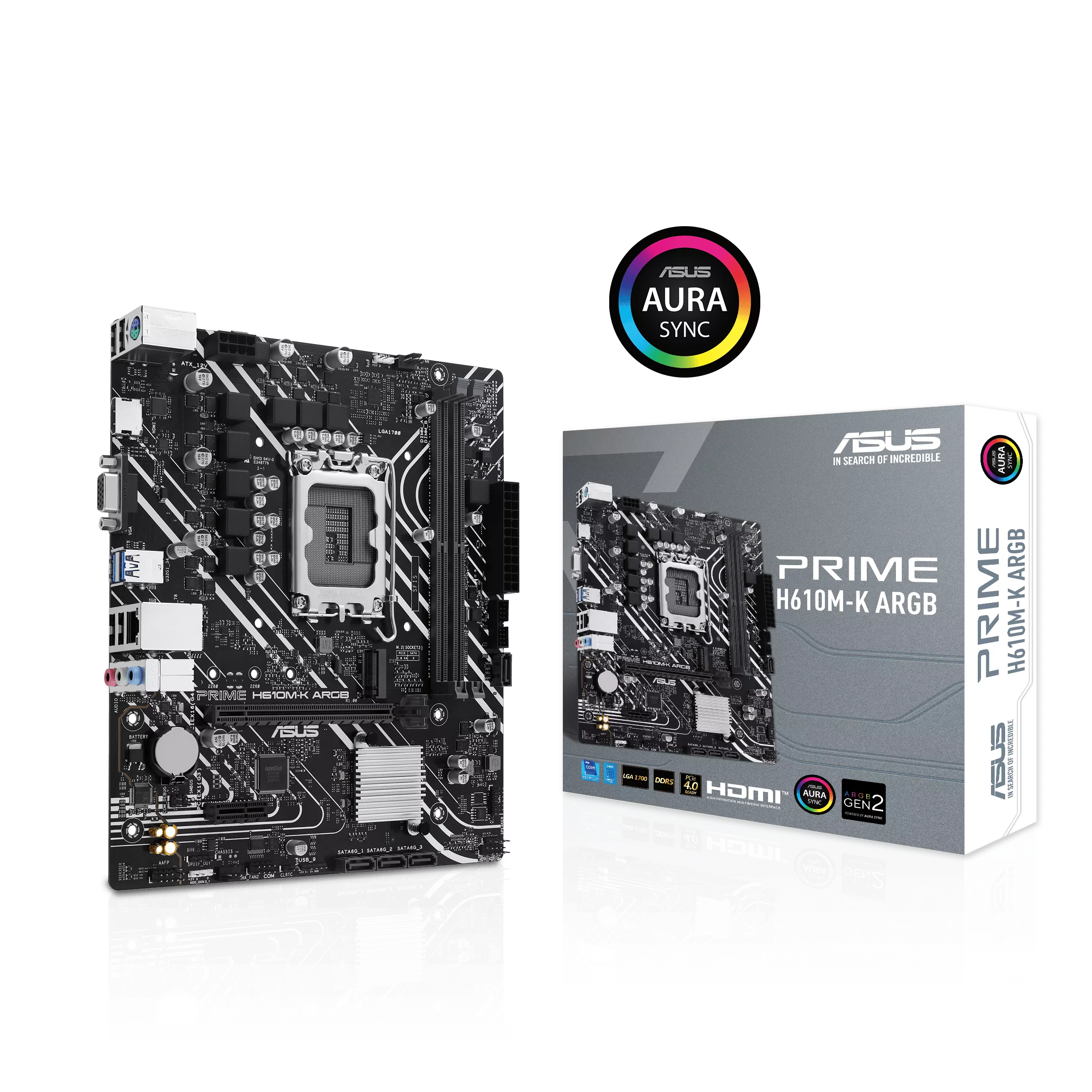 ASUS PRIME H610M-K ARGB | LGA 1700 | DDR5 - Image 8