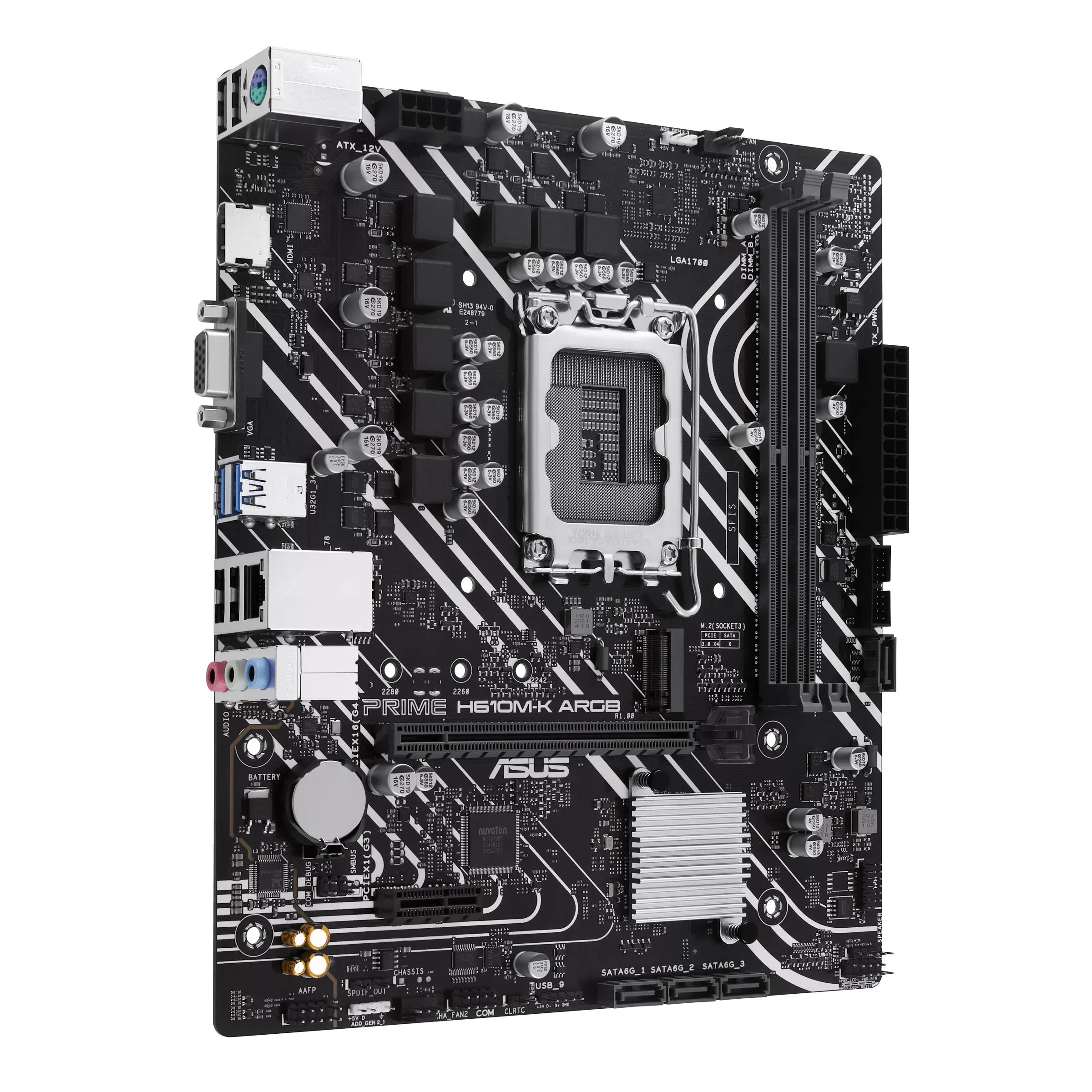 ASUS PRIME H610M-K ARGB | LGA 1700 | DDR5
