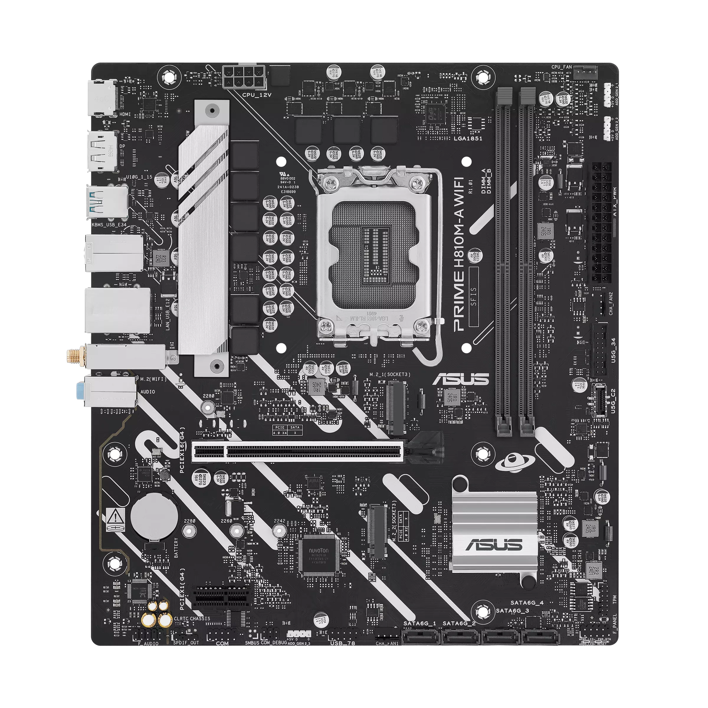 ASUS PRIME H810M-A WIFI | LGA 1851 | DDR5 - Image 2
