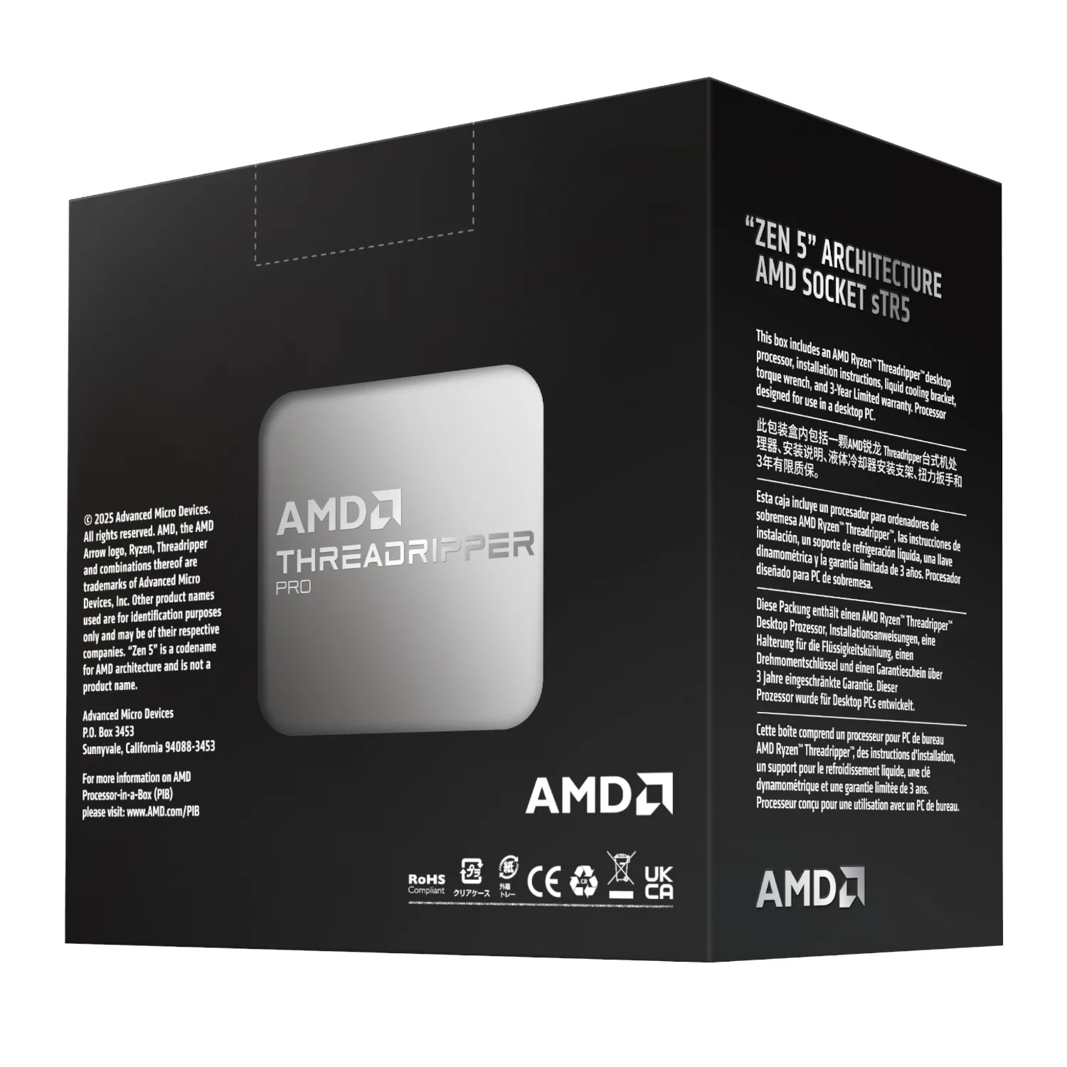 AMD Ryzen Threadripper Pro 9985WX 64-Core 3.2GHz CPU - Image 4