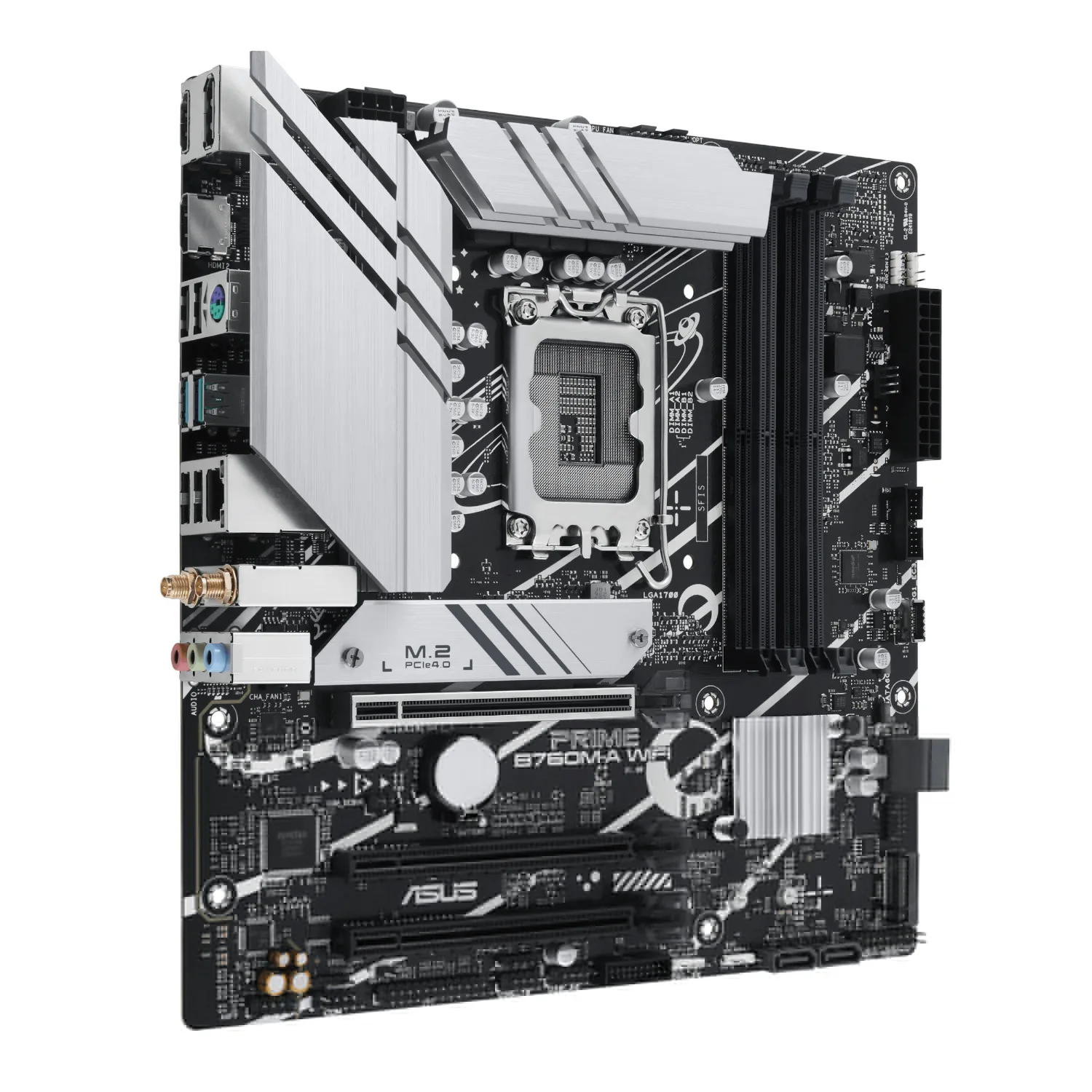 Asus PRIME B760M-A WIFI LGA1700 and Asus Prime LC 240 ARGB Liquid CPU Cooler Bundle - Image 2