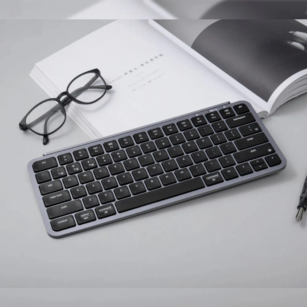 Keychron B1 Pro Ultra-Slim 75% Wireless Keyboard - Space Grey - Image 12
