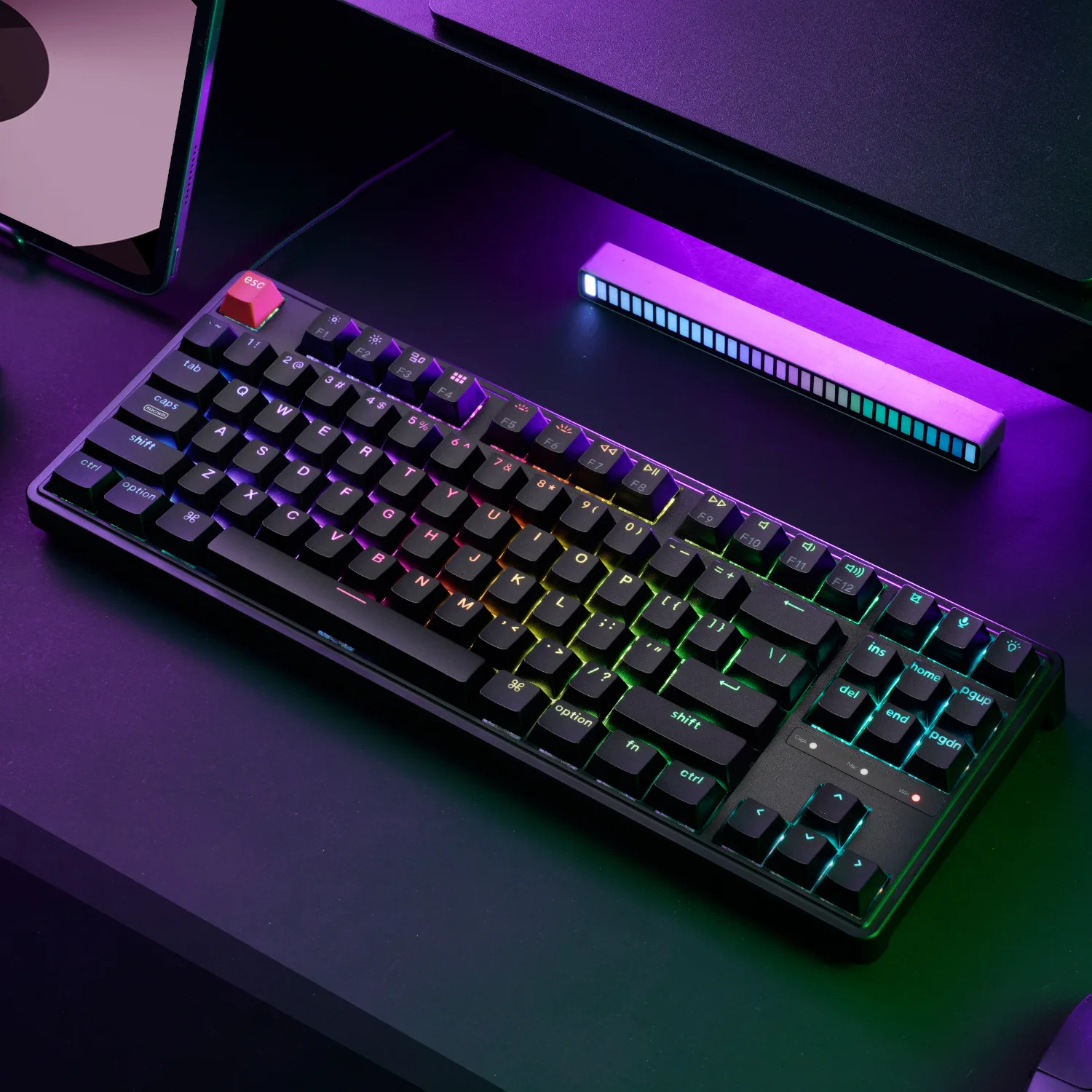 Keychron C3 Pro 8K QMK RGB Wired Mechanical Keyboard (80% Layout, Red Super Switch Hot-Swappable) - Image 5