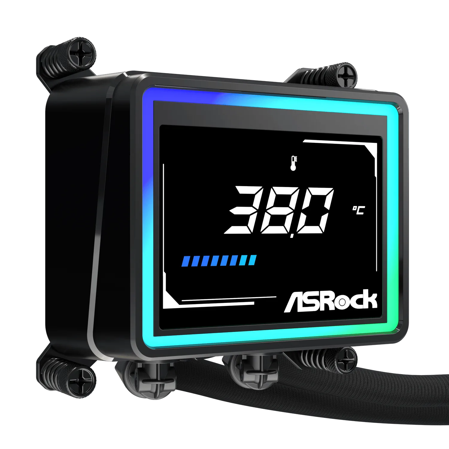 ASRock Challenger 360 Digital AIO Liquid Cooler - Black - Image 3