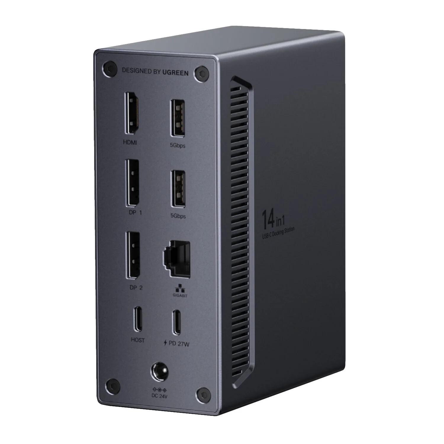 UGreen 14-in-1 USB Type-C TO USB Docking Station (1x HDMI | 2x DP | RJ45) - Image 2