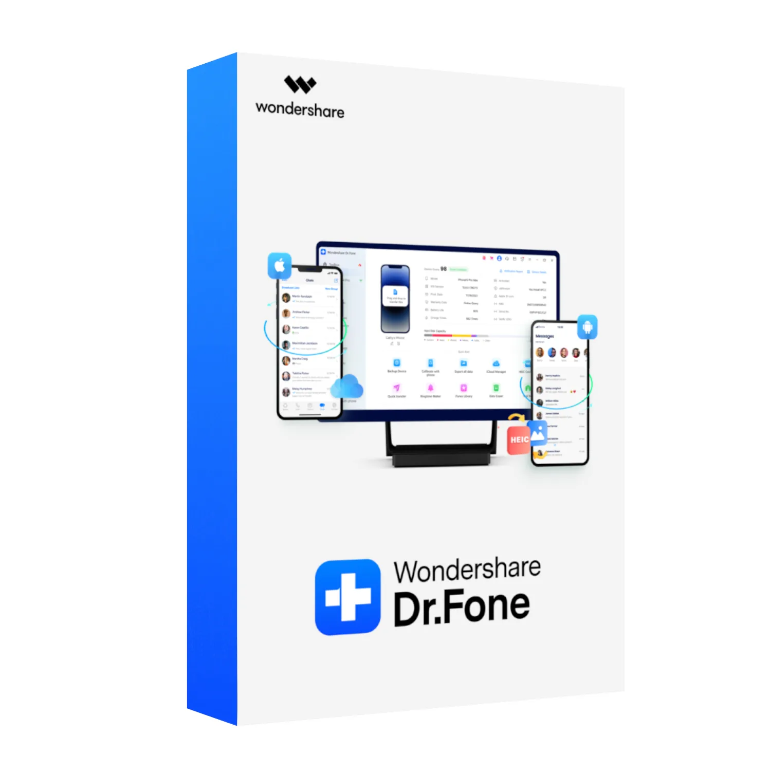 Wondershare Dr.Fone – Full Toolkit for Mac (Digital Annual License | 1-5 devices | 1 PC)