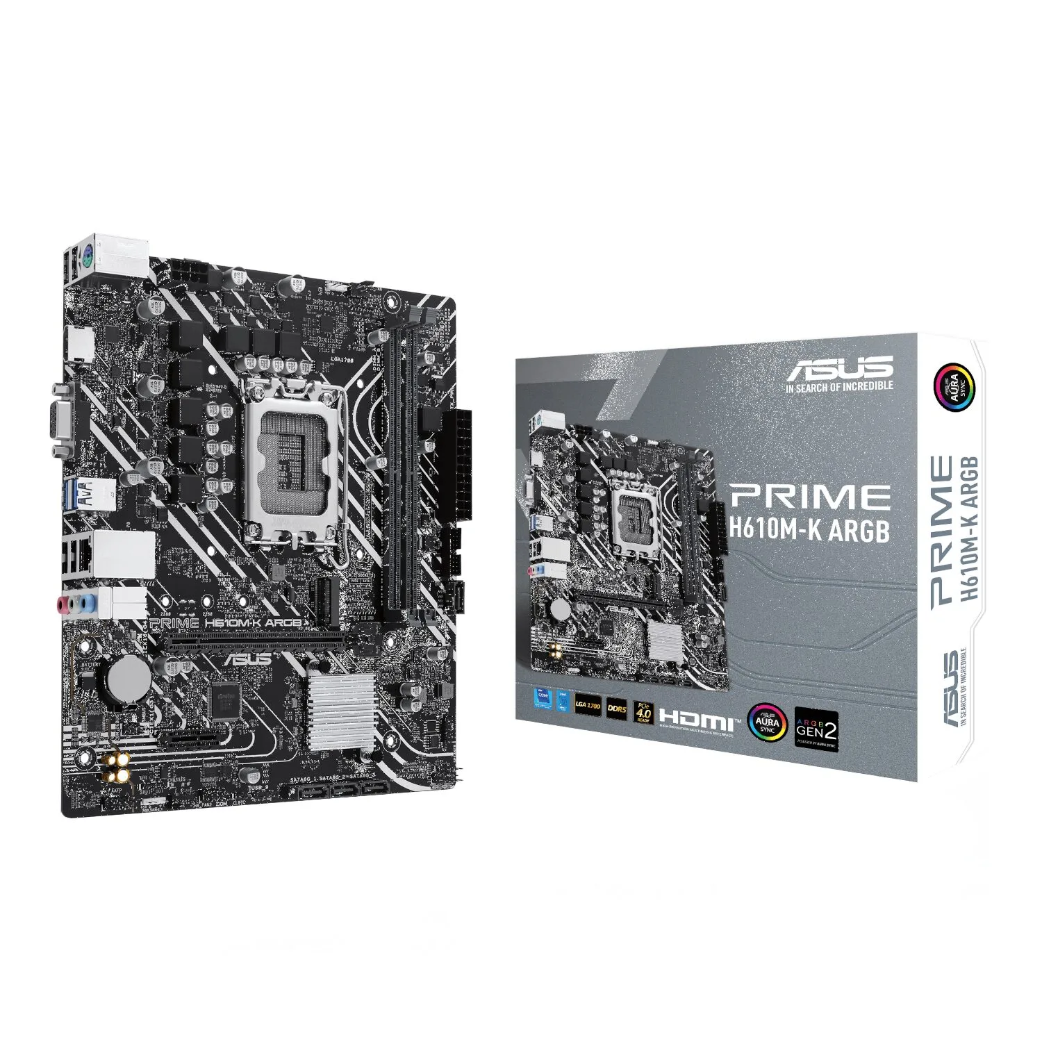 Asus PRIME H610M-R DDR5 LGA1700 Micro-ATX Motherboard