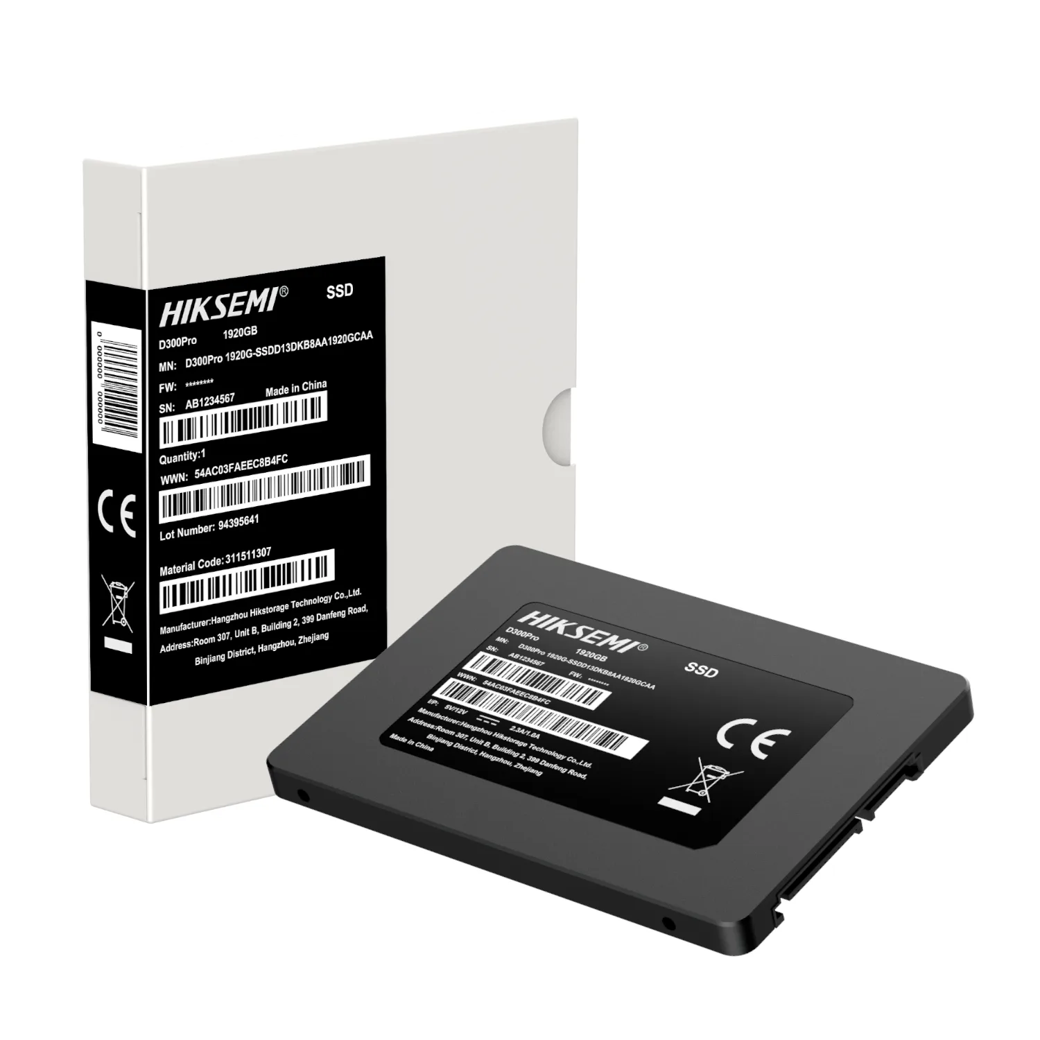 Hiksemi D300 PRO Tantalum Capacitor 1920GB SATA III Enterprise SSD - Image 5