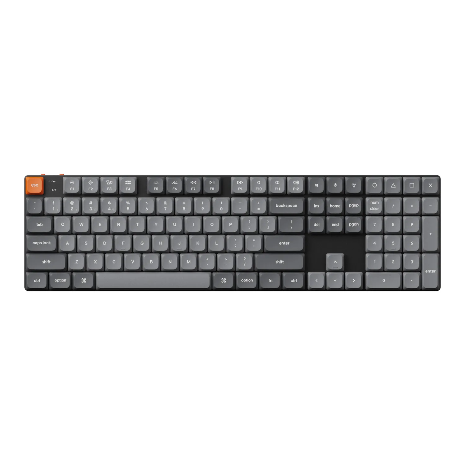 Keychron K5 Max QMK/VIA Full-sized Wireless Custom Mechanical Keyboard | RED Switches - Image 2