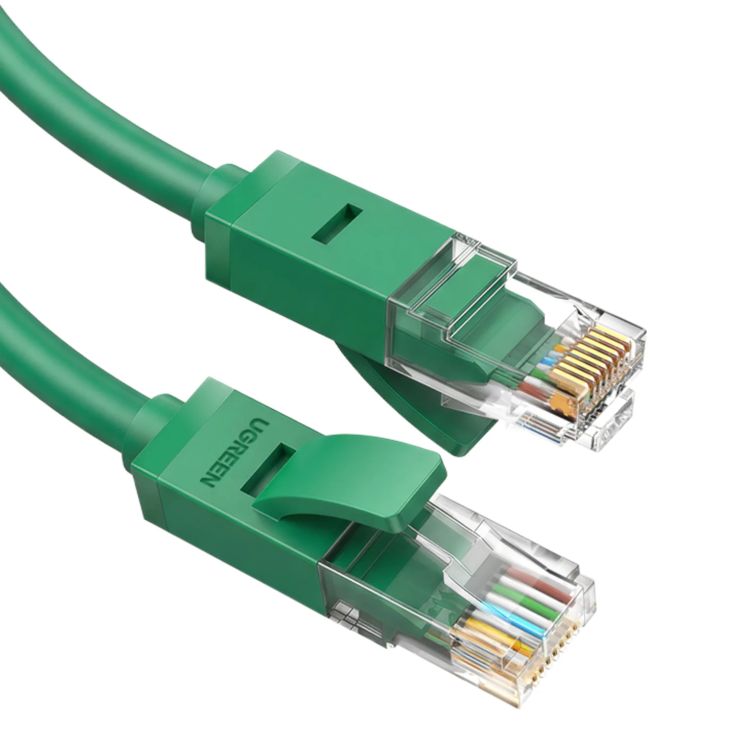 UGREEN RJ45 CAT6 0.5m LAN Network Cable - (1Gbps, 250MHz) β Green