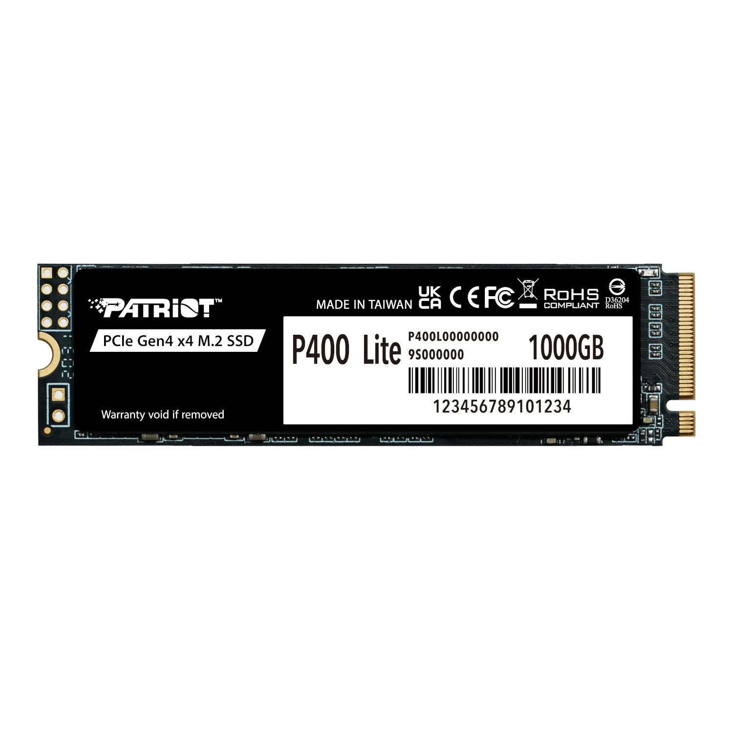 Patriot P400 Lite 1TB M.2 PCIe Gen 4 x4 NVMe SSD
