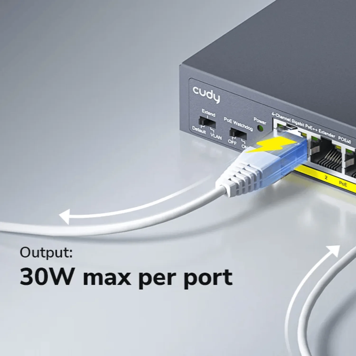 Cudy 4 Port Gigabit PoE 1x PoE Input 60W Switch - Image 6