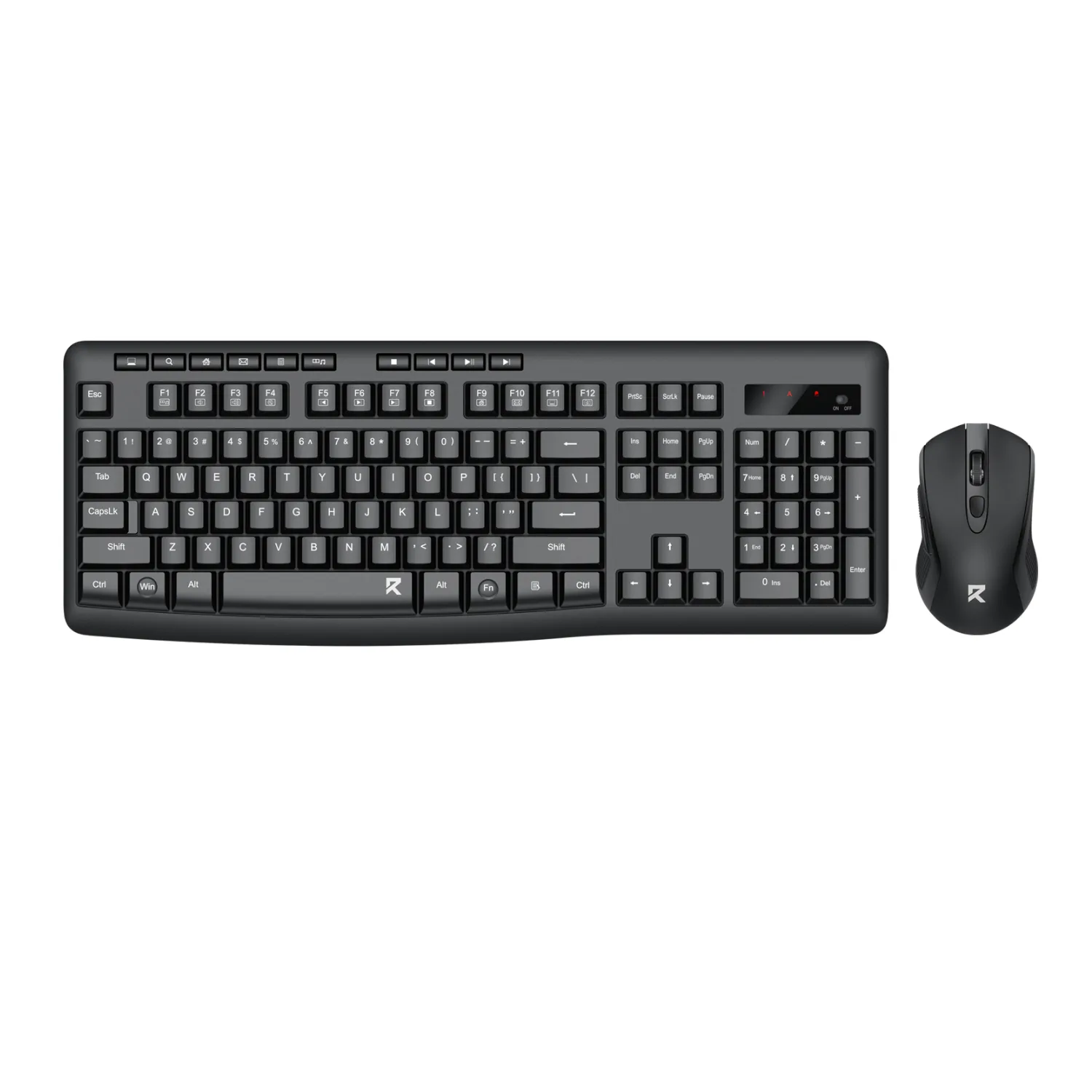 Redragon BS-7367-A Wireless Keyboard and Mouse Combo - Black