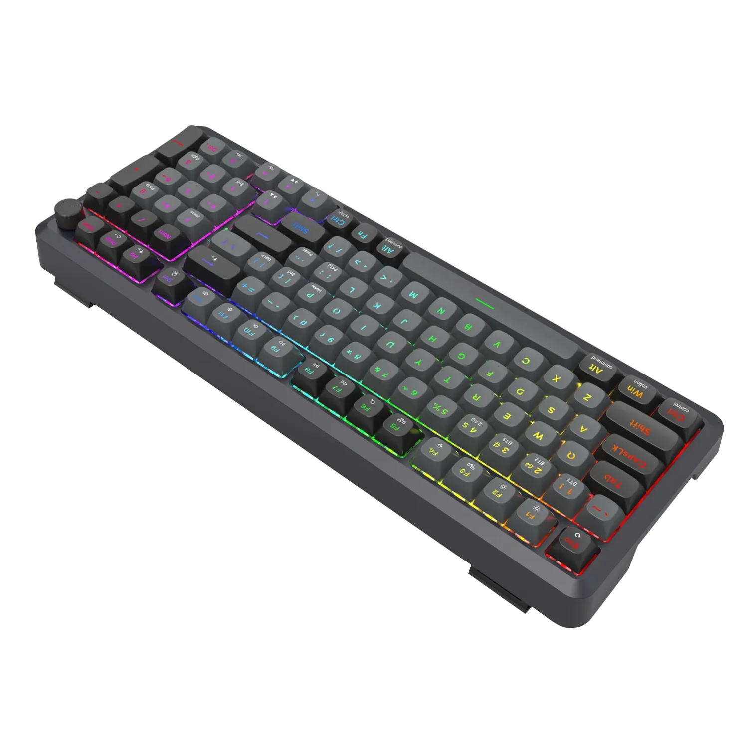 Redragon BRAGI PRO K688 98+1 Gasket Wireless Mechanical Keyboard (Triple Mode, RGB, Hot-Swappable, Cream Linear Switches) - Image 5