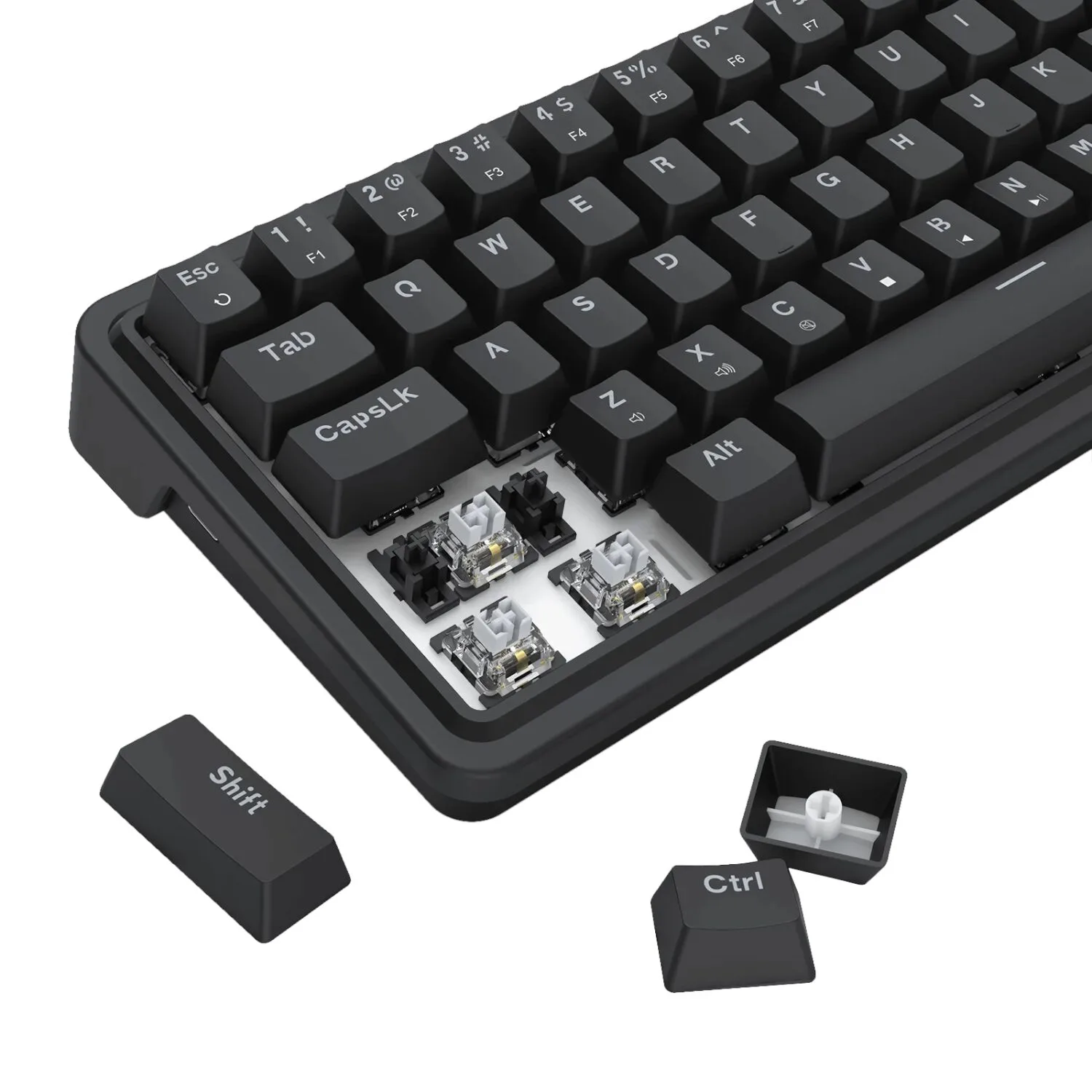 Redragon NOVA K709 65% Wired Gasket RGB Gaming Keyboard - Black - Image 4